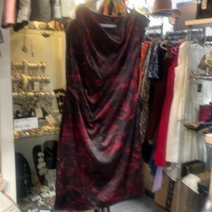 The Limited red/black dress sz 10